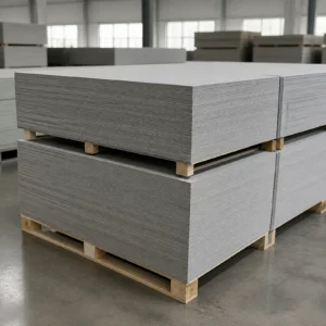 Standard calcium silicate board panel stack