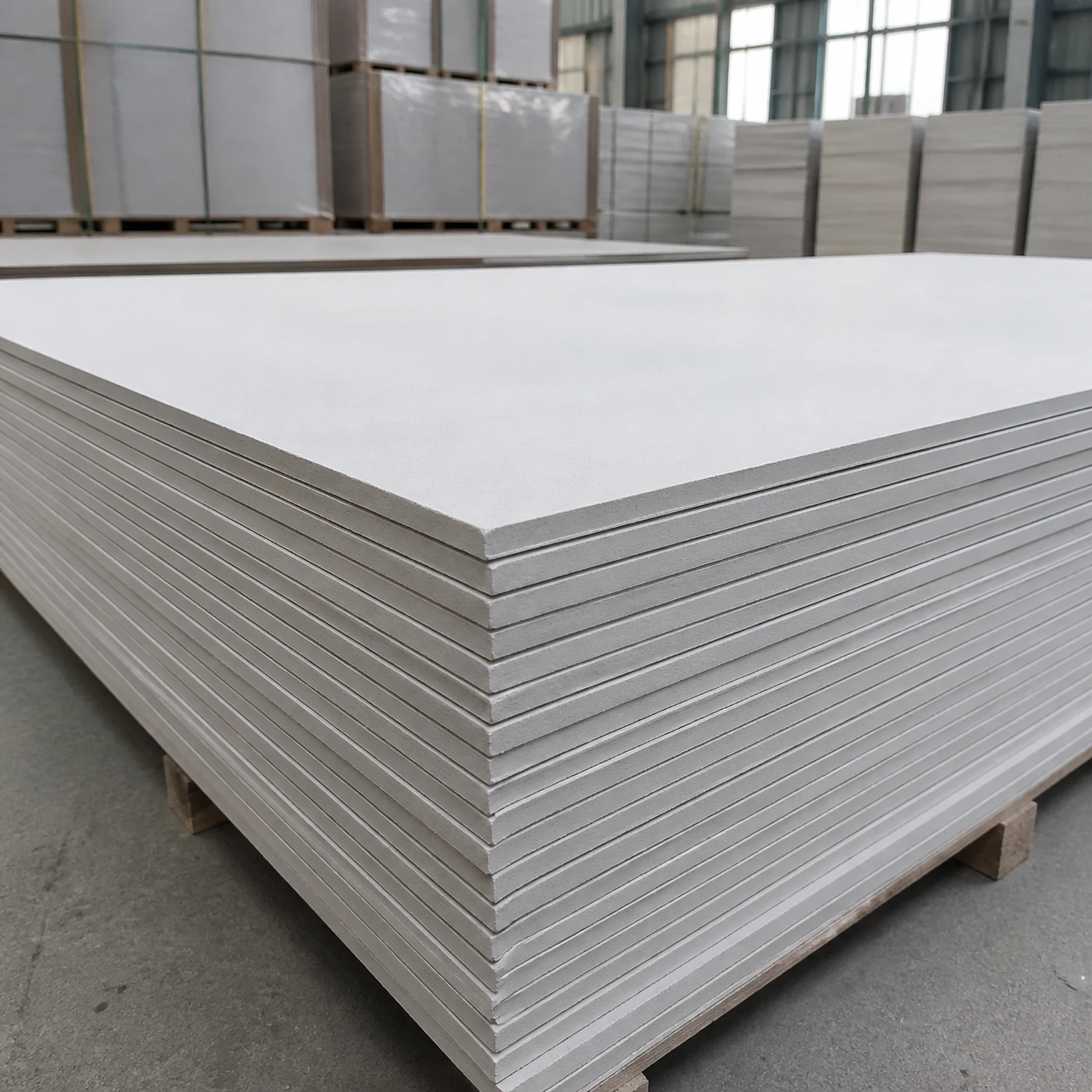 Standard fiber cement board used for wall and ceiling lining
